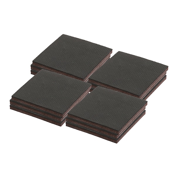 Prime-Line Heavy-Duty Non-Slip Furniture Pads, Triple Layer Pads, 4 in. x 4 in. 36 Pack MP76710 - main